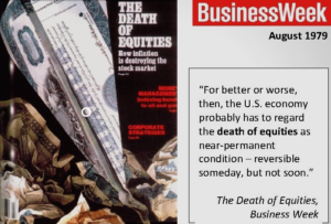 the death of equities BusinessWeek 1979 the death of equities BusinessWeek 1979