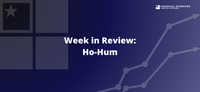 Week in Review: Ho-Hum